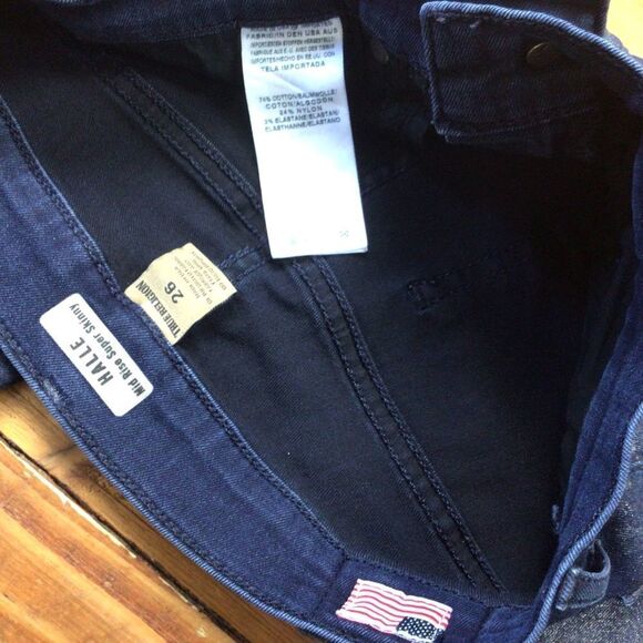 TRUE Religion Halle jeans mid rise super skinny metallic gold powder coated 26 - Picture 8 of 14